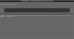 Desktop Screenshot of phonenumber-411.com