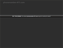 Tablet Screenshot of phonenumber-411.com